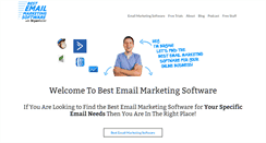 Desktop Screenshot of bestemailmarketingsoftware.com